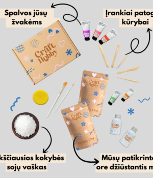 CraftHobby žvakių lipdymo rinkinys