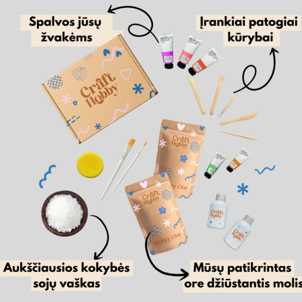 CraftHobby žvakių lipdymo rinkinys
