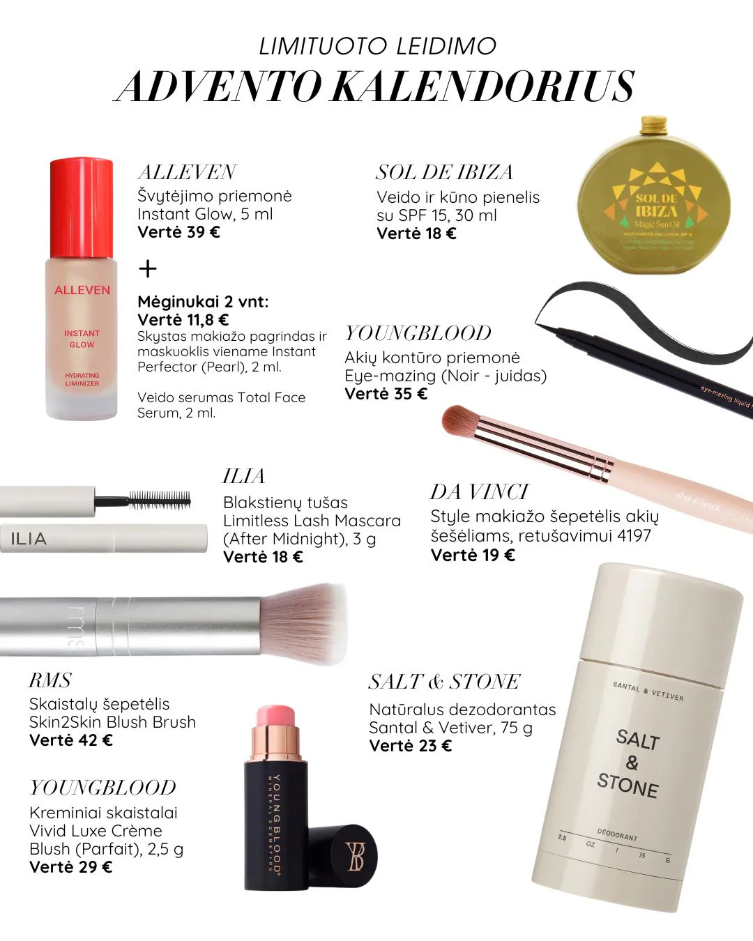 Advento Kalendorius 2025 Carolinashop