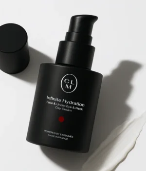 CLM Infinite Hydration veido, paakių ir kaklo kremo, gua sha ir maišelio rinkinys CELEMI