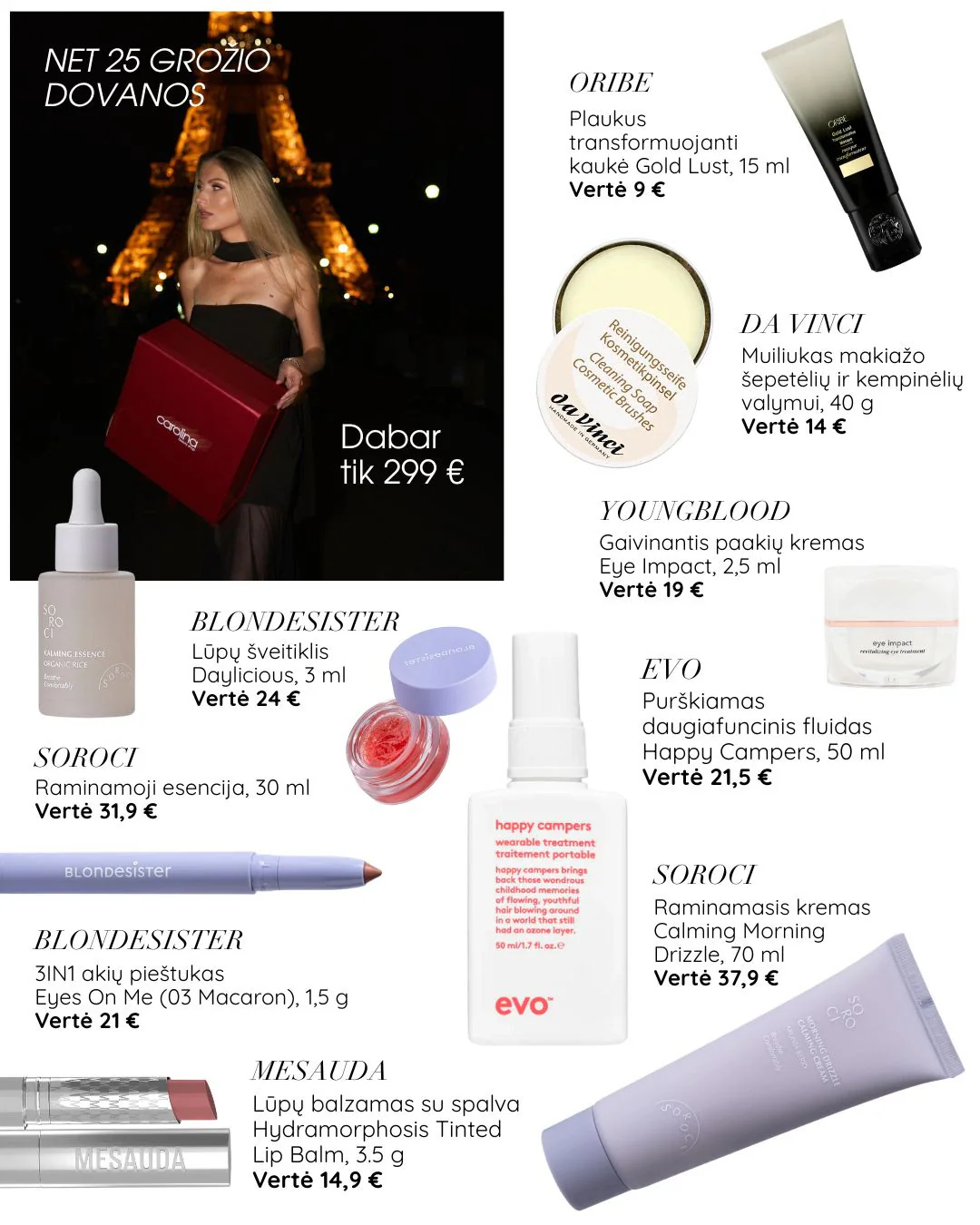 Advento Kalendorius 2025 Carolinashop