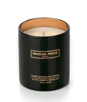 Juodasis Gintaras ir Lelija | Žvakė | MAISON PRIVÉ | 255g