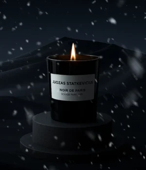 Juozas Statkevicius riboto leidimo kvepianti žvakė NOIR DE PARIS