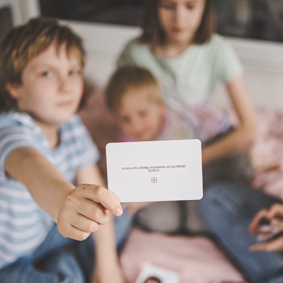 Rinkinys pokalbiams su vaikais | Pokalbių Gidas