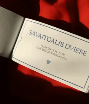 Valentino dovana "Laikas dviese" | Pokalbių Gidas