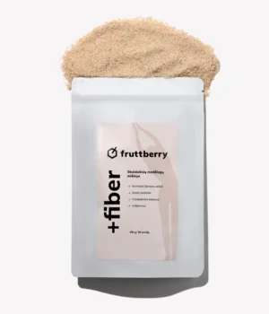 fruttberry skaidulinių medžiagų mišinys +fiber, 250 g