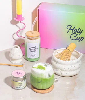 Matcha rinkinys su puodeliais BUBBLE  | HolyCup