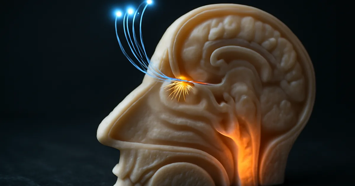Uoslės kelio smegenyse iliustracija, rodanti, kaip kvapas ir atmintis tiesiogiai susiję per amigdalą ir hipokampą