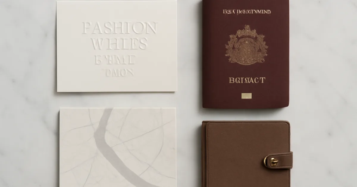 Mados renginio kvietimo laiškas, pasas ir Rygos žemėlapis ant stalo Fashion Waves Latvia 2025 kelionės planavimui