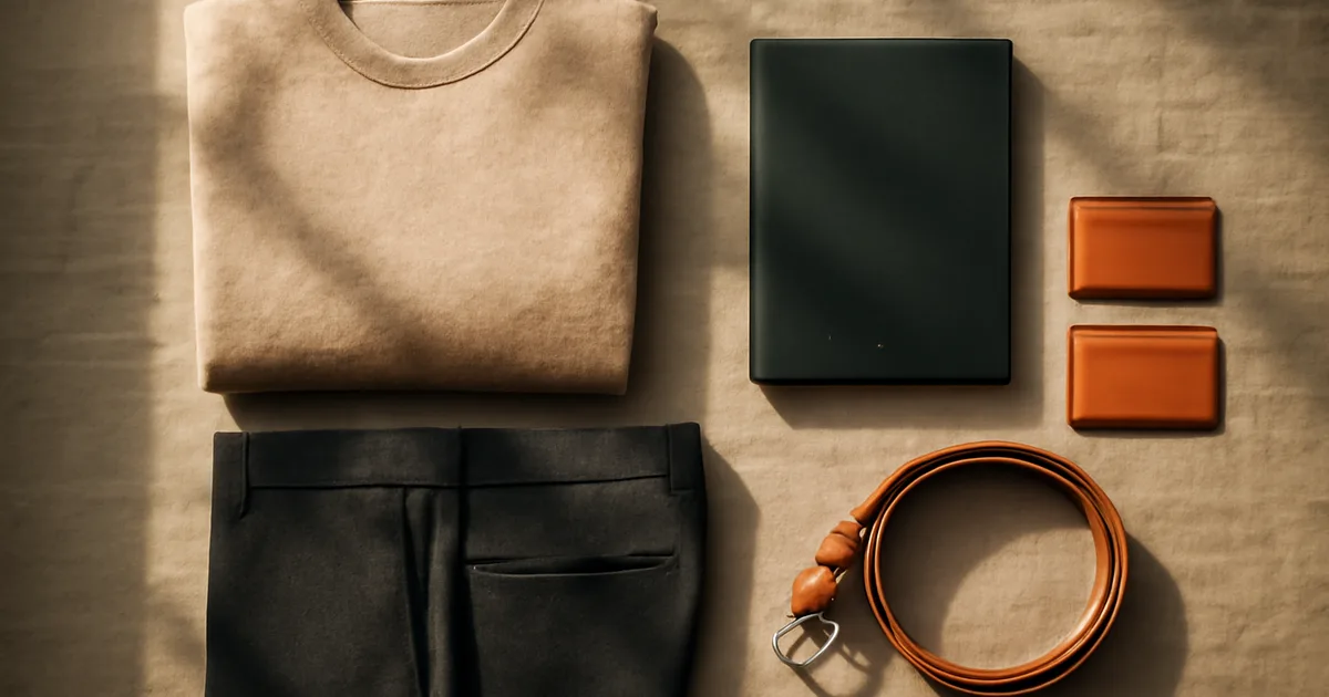 Suderinta prabangių mados dovanų kapsulė su kašmyru, siuviniams ir odiniais aksesuarais žiemai 2025–26