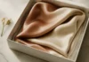 A silk scarf gift presented in a white box on marble — elegant and ready to give